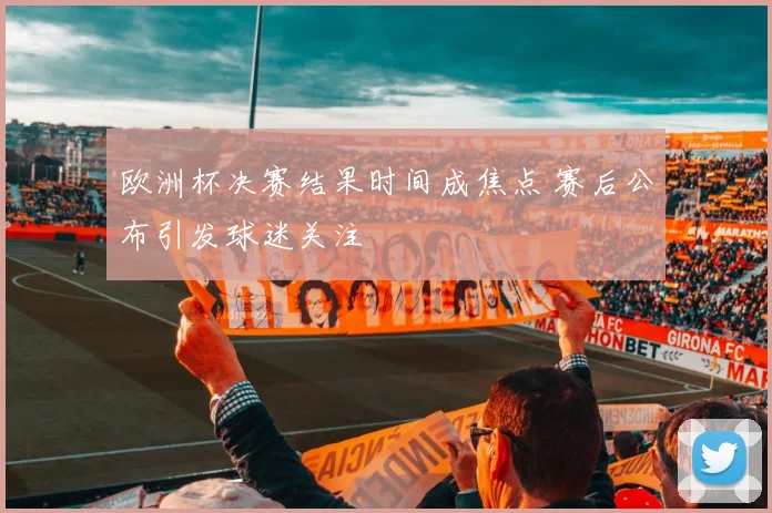 欧洲杯决赛结果时间成焦点 赛后公布引发球迷关注